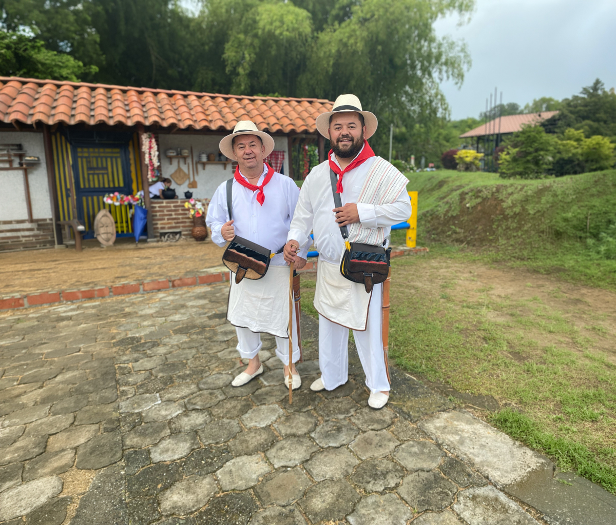 Arnold and his father, Colombia
