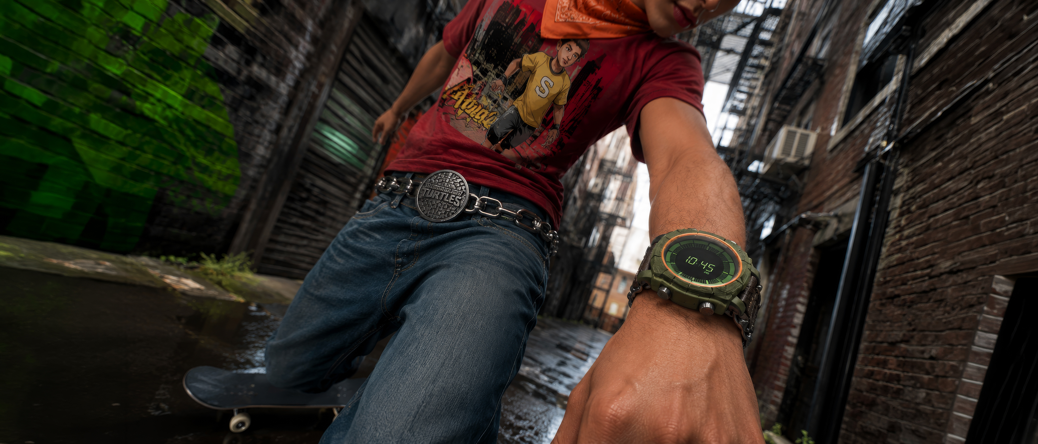 TMNT belt and watch