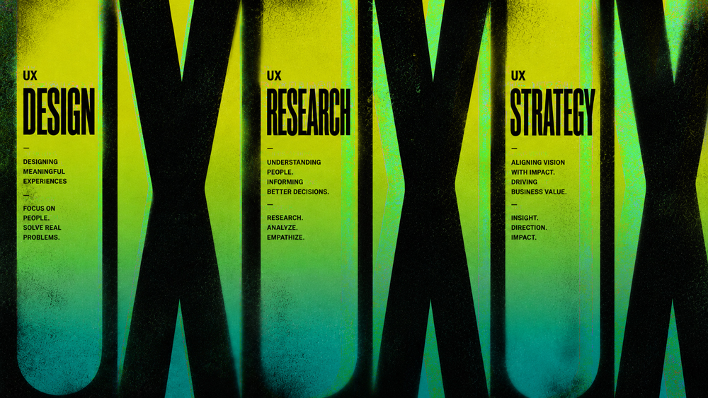 UX design, research, and strategy
