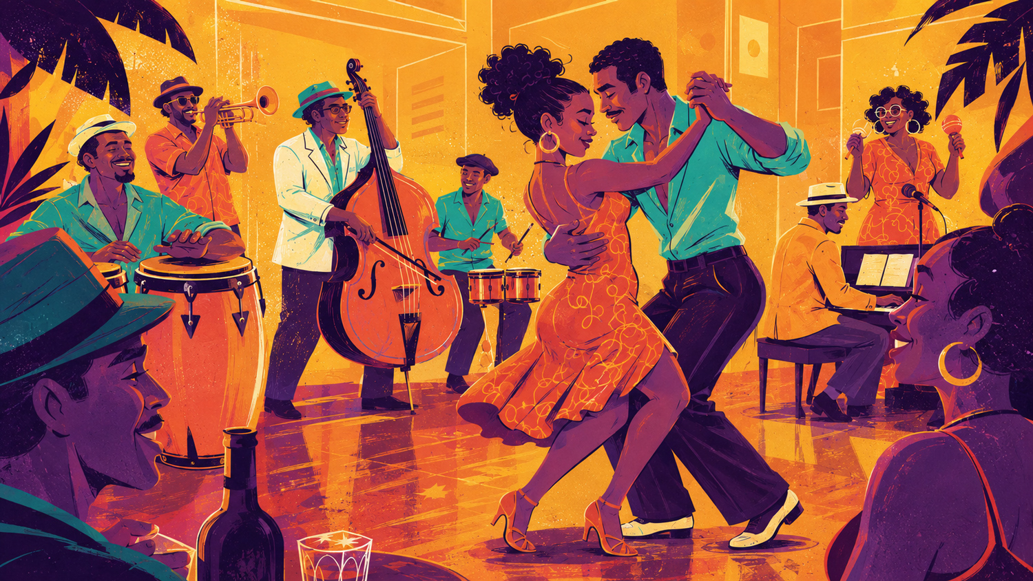 Salsa dancing